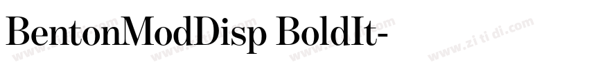 BentonModDisp BoldIt字体转换 BentonModDisp BoldIt字体转换